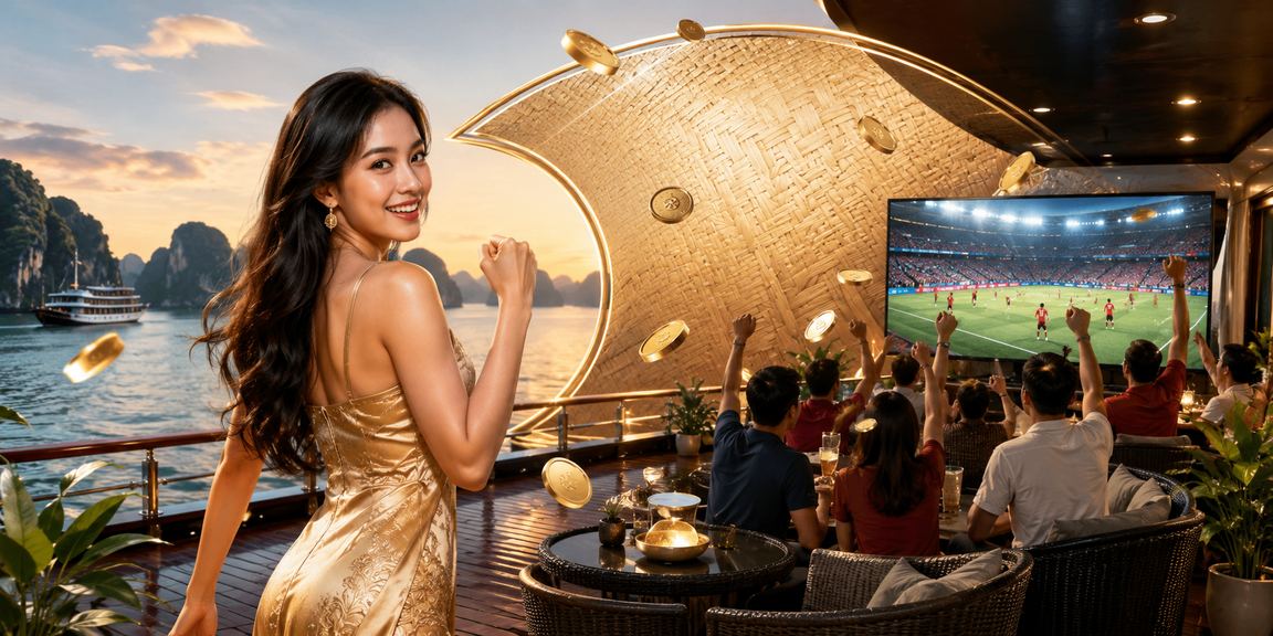 Người phụ nữ đội nón lá xem kết quả xổ số keonho tại Hạ Long