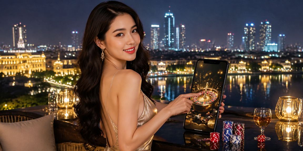 Người dùng phân tích kèo cược trên điện thoại tại Hà Nội buổi tối